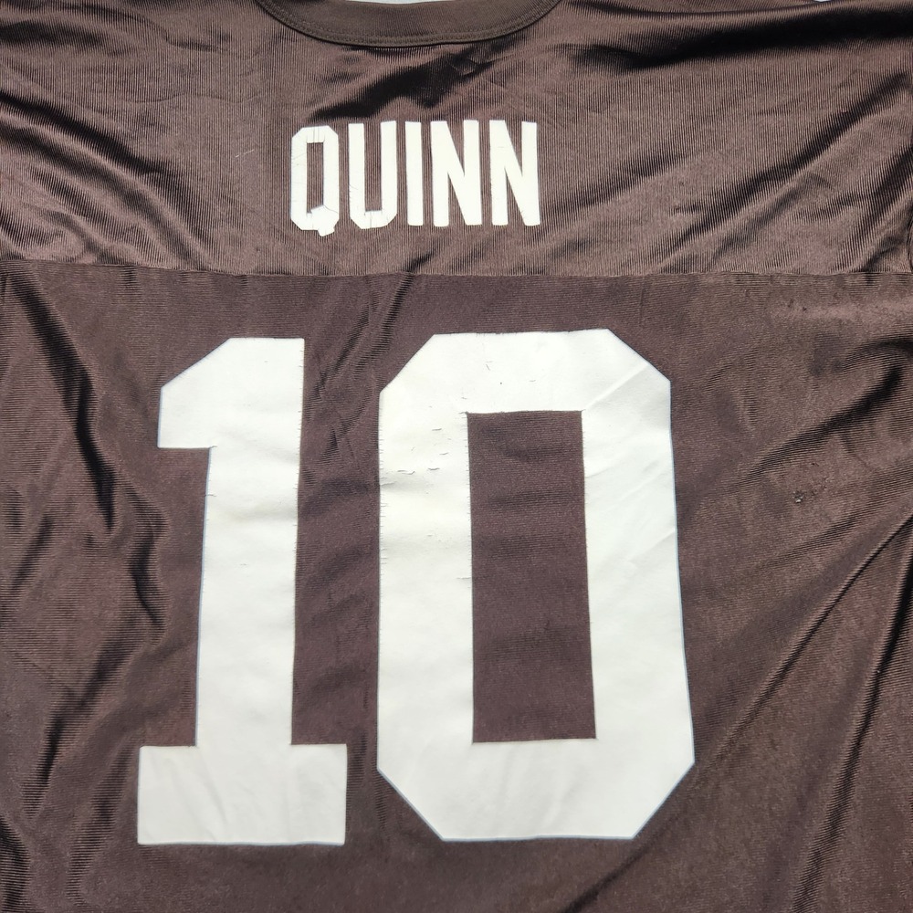 NFL Players Cleveland Browns Brady Quinn 10 Jersey‎ Mens Large Brown Football - Picture 15 of 16